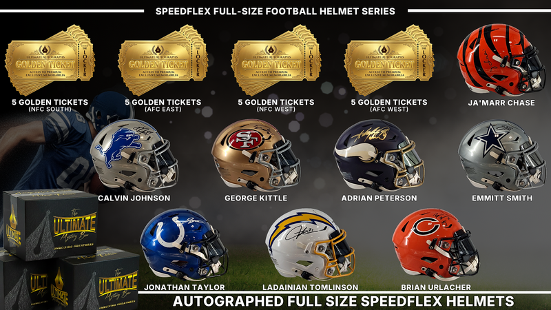 SpeedFlex Autographed Full-Size Football Helmet Live Break Series