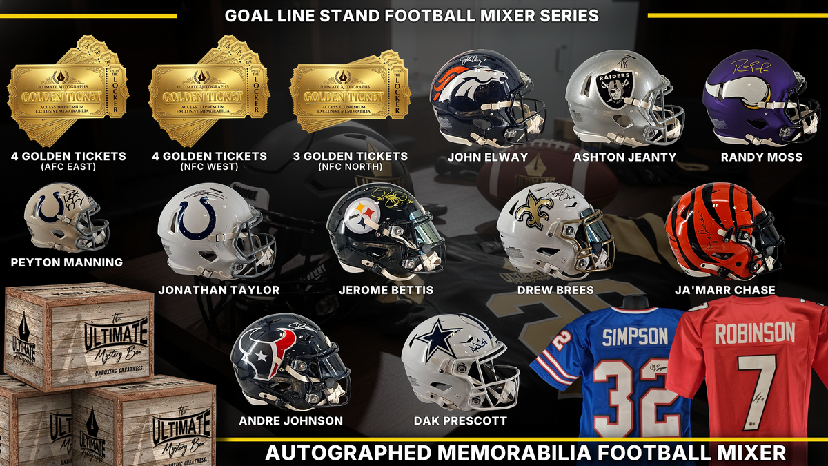 UA headliner graphic — Goal Line Stand Football Mixer Live Break Series