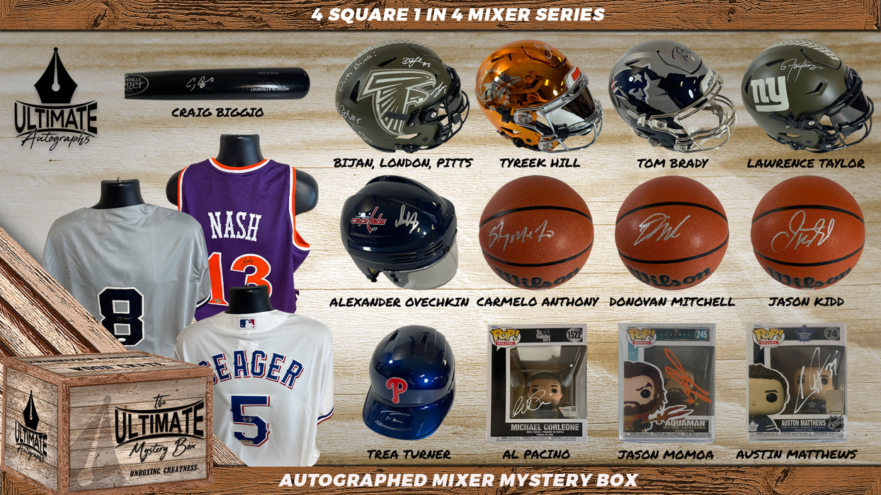 Live Break #1 - *DOUBLE BOX BREAK* 1 in 4 Multi-Sport Mixer Mystery Box - Four Square Series! - 11/6/2024 - 6:00 PM CT