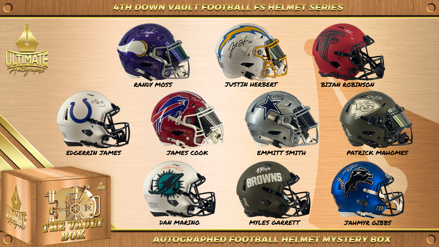 4th Down Vault Full Size NFL Helmet Mystery Box Series