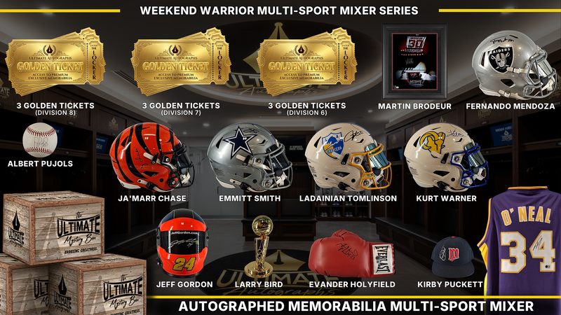 UA headliner graphic — Weekend Warrior Autographed Multi-Sport Mixer Series