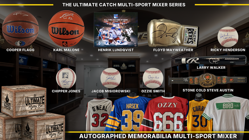 UA headliner graphic — The Ultimate Catch Multi-Sport Live Break Mixer Series