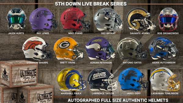 Fifth Down Autographed Authentic Helmet Mystery Box Series