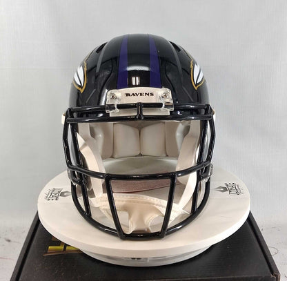 Trey Hendrickson Signed Baltimore Ravens Authentic Speed Helmet