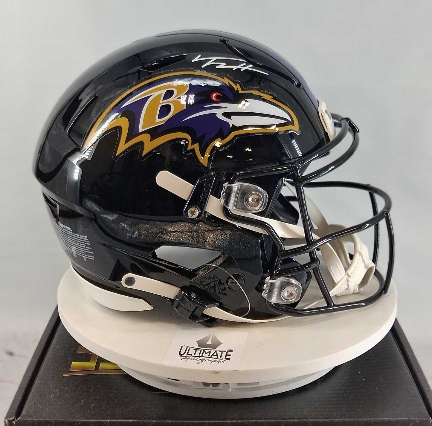 Trey Hendrickson Signed Baltimore Ravens Standard Speedflex Helmet