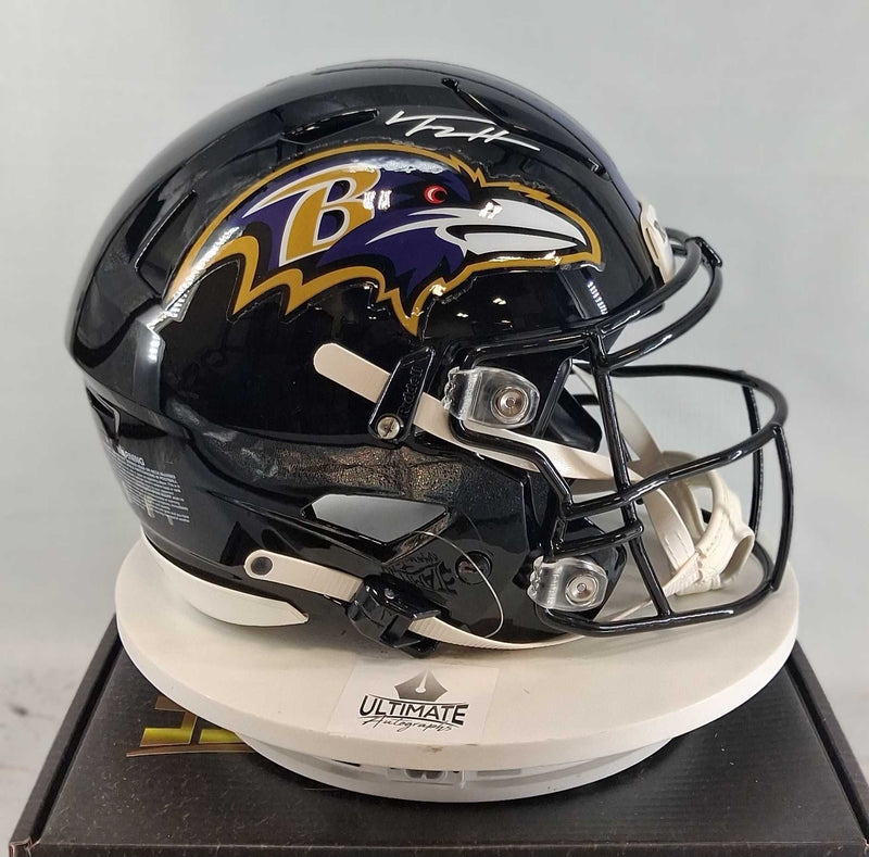 Trey Hendrickson Signed Baltimore Ravens Standard Speedflex Helmet