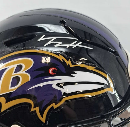 Trey Hendrickson Signed Baltimore Ravens Standard Speedflex Helmet