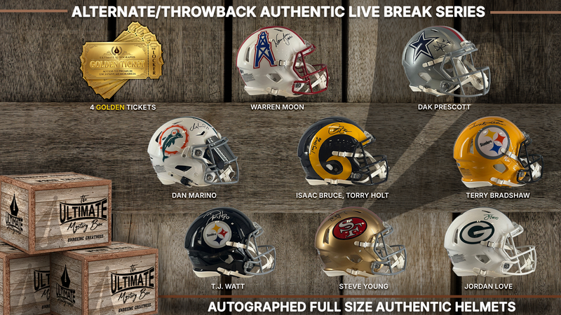 Alternates and Throwbacks Authentic Helmet Live Break Series