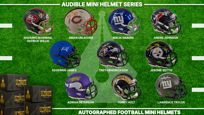 Audible NFL Mini Helmet Live Break Series