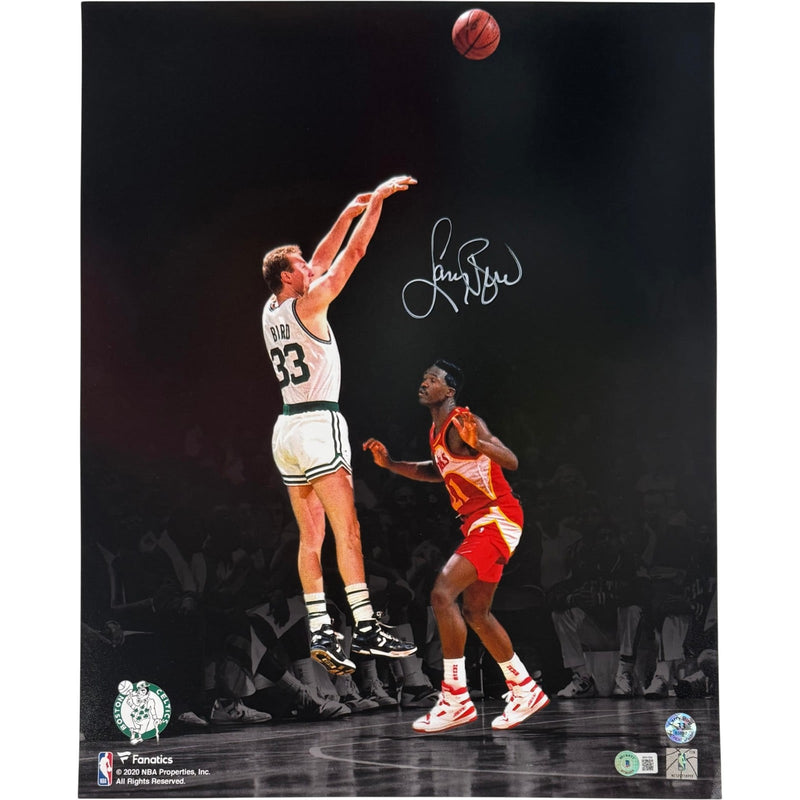 Larry Bird Autographed Boston Celtics 16x20 Photo