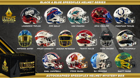 Live Break #1- *DOUBLE BOX BREAK* - ("Black and Blue SpeedFlex") Autographed Full Size SpeedFlex Helmet Mystery Box Series