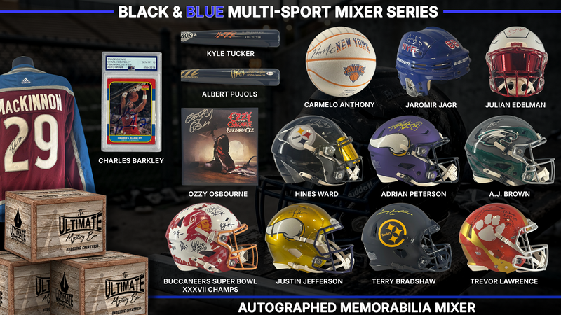 Black and Blue Multi-Sport Mixer Live Break Series