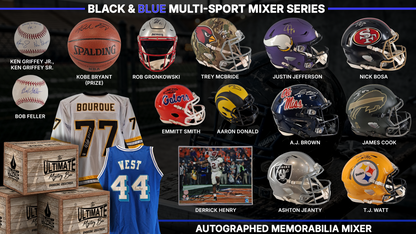 Black and Blue Multi-Sport Mixer Live Break Series
