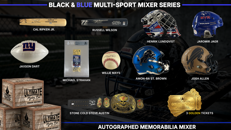 Black and Blue Multi-Sport Mixer Live Break Series