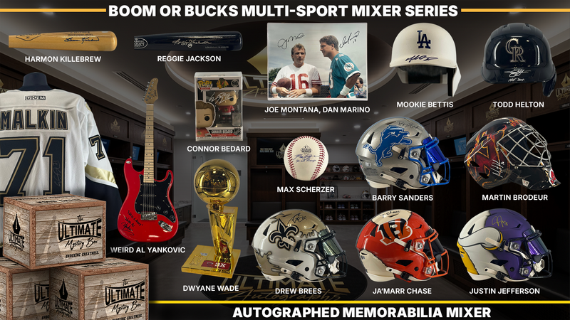 Boom or Bucks Autographed Multi-Sport Mixer Live Break Series