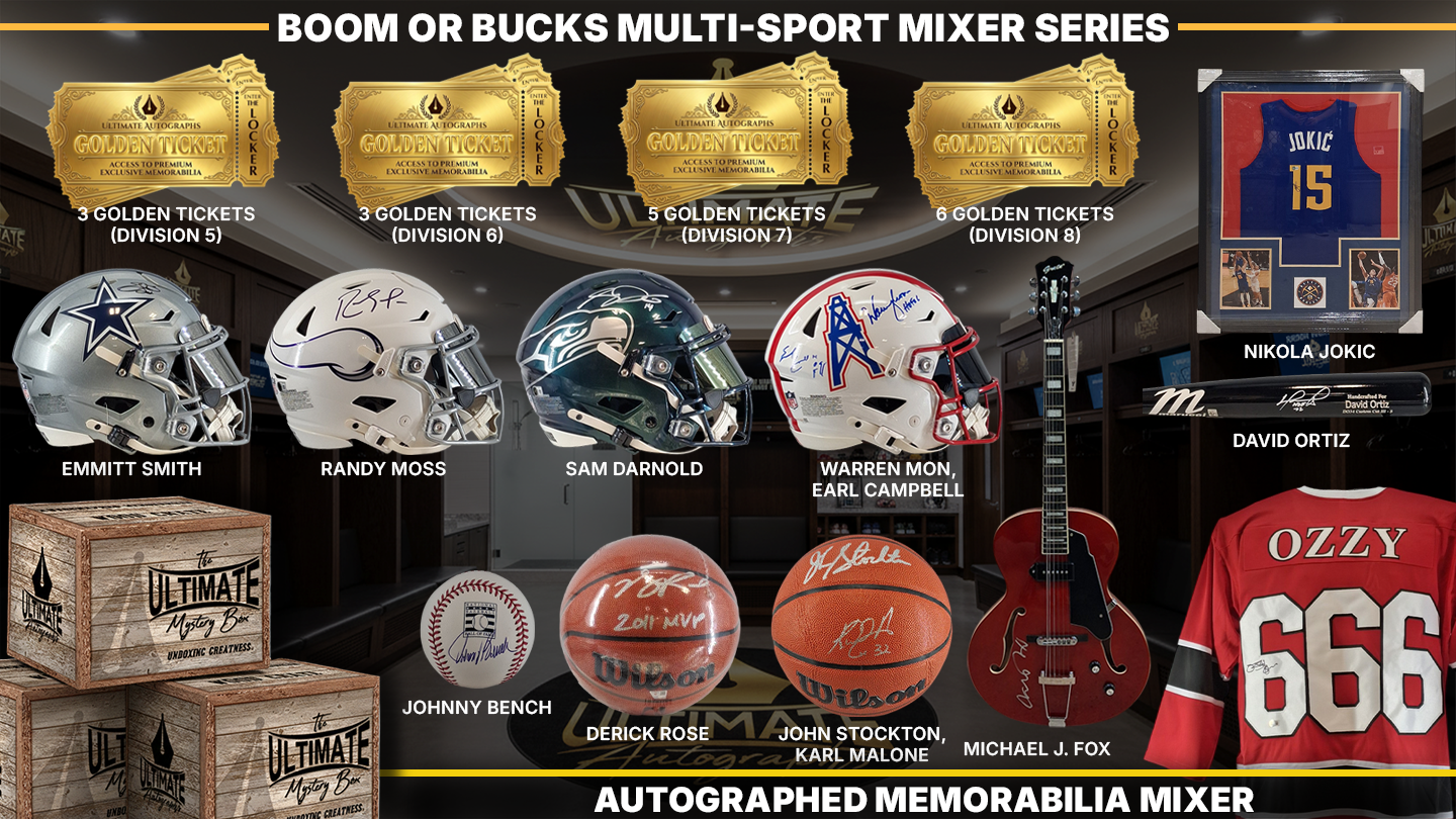 Boom or Bucks Autographed Multi-Sport Mixer Live Break Series