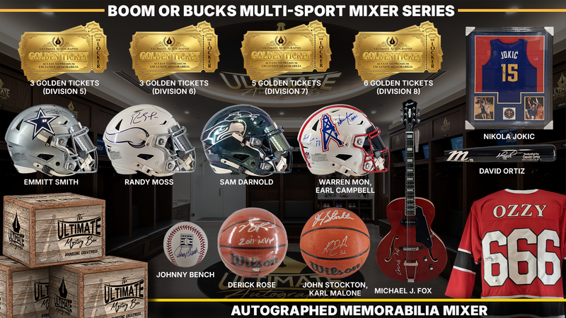 Boom or Bucks Autographed Multi-Sport Mixer Live Break Series
