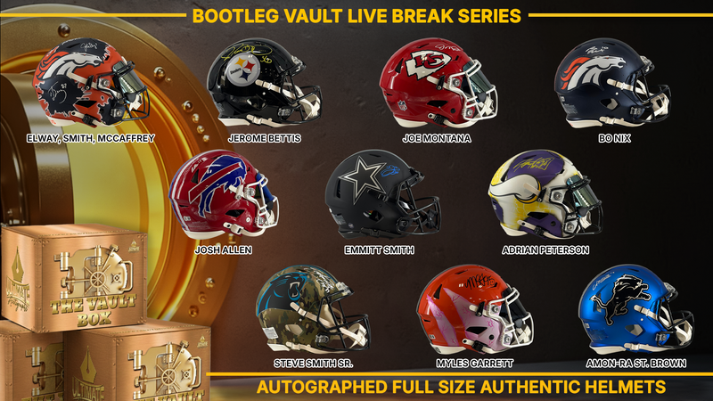 Bootleg Vault Full Size NFL Helmet Live Break Series