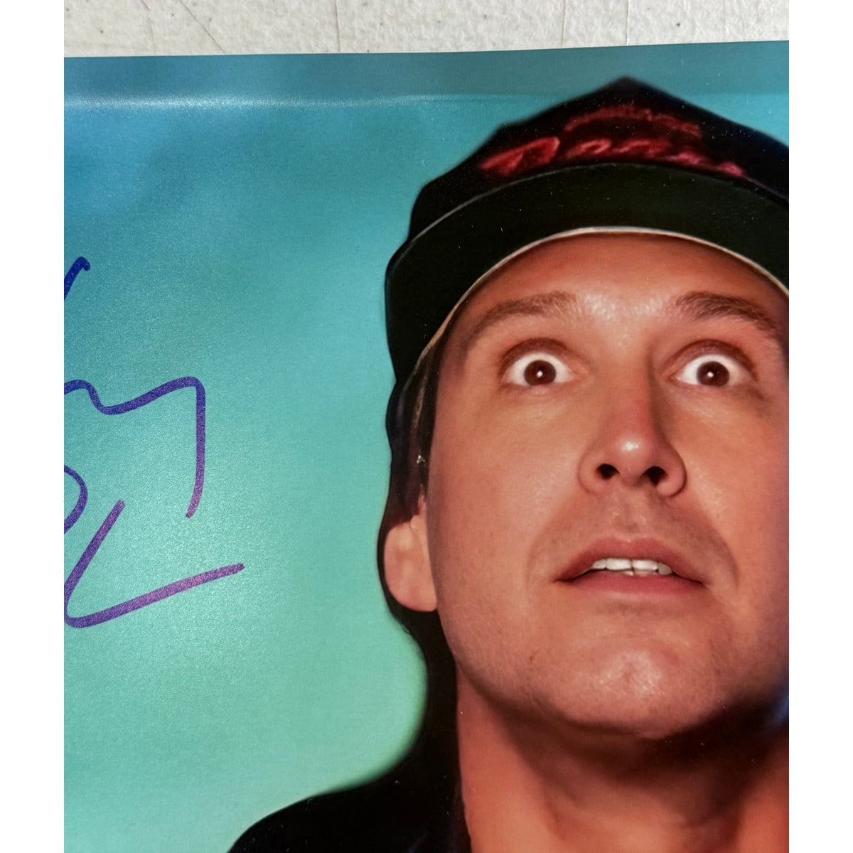 Chevy Chase Autographed Christmas Vacation 11x14 Photo (Damaged)