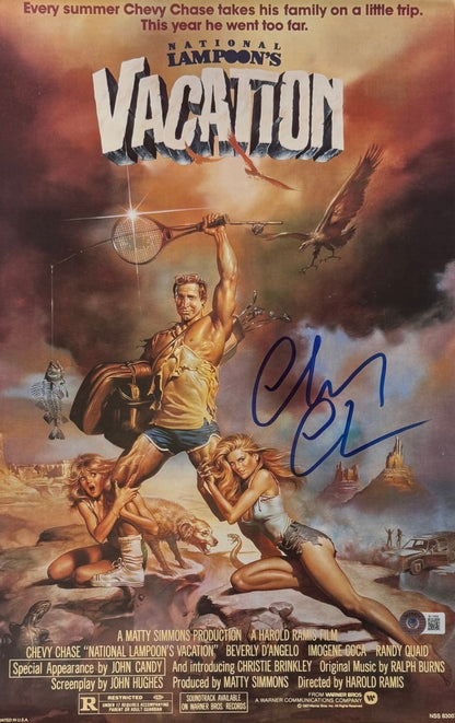 Chevy Chase Autographed Vacation 11x17 Photo