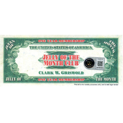Chevy Chase Signed Christmas Vacation Novelty Dollar Bill