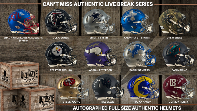 Can't Miss Authentic Helmet Live Break Series