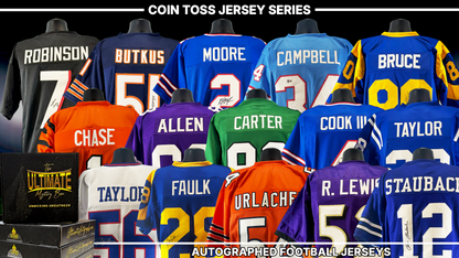 Coin Toss Autographed NFL Jersey Live Break Series
