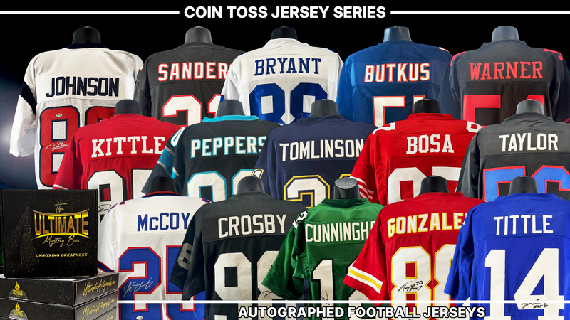 Coin Toss Autographed NFL Jersey Live Break Series