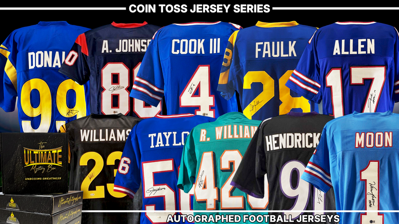 Coin Toss Autographed NFL Jersey Live Break Series