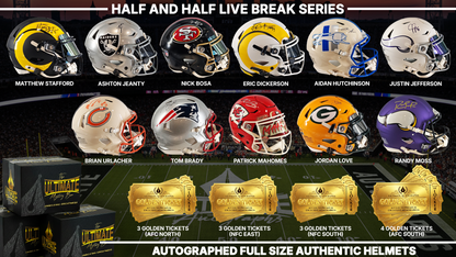 Half & Half Full-Size SpeedFlex and Authentic Helmet Live Break Series