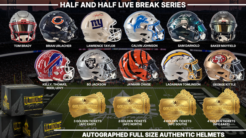 Half & Half Full-Size SpeedFlex and Authentic Helmet Live Break Series