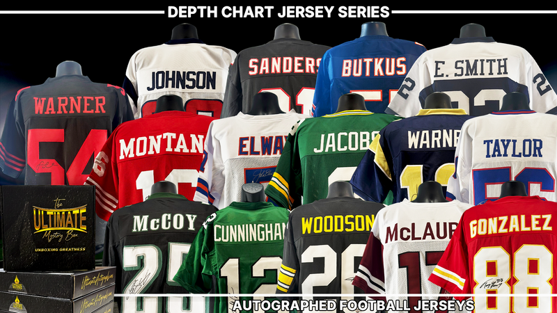 Depth Chart Autographed NFL Jersey Live Break Series