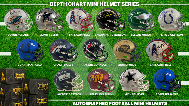 Depth Chart NFL Mini Helmet Live Break Series