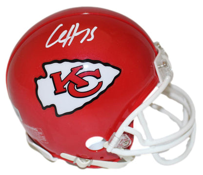 Clyde Edwards-Helaire Signed Kansas City Chiefs VSR4 Mini Helmet