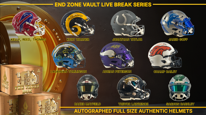 End Zone Vault Full Size NFL Helmet Mystery Box Series