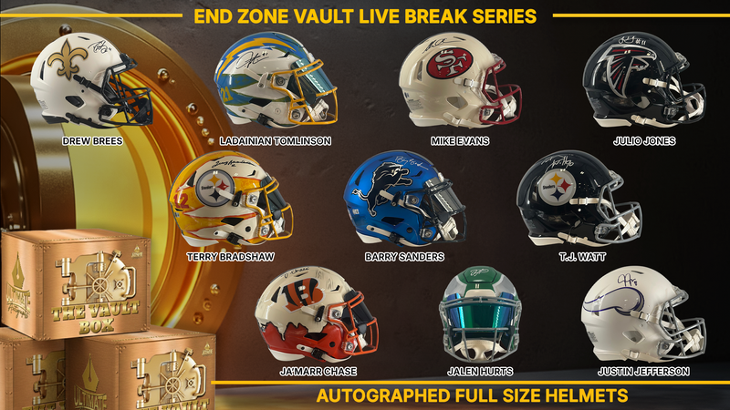 End Zone Vault Full Size NFL Helmet Live Break Series