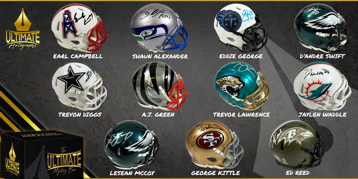 The Living Legends Autographed Helmet Football Mystery Box! — Ultimate  Autographs