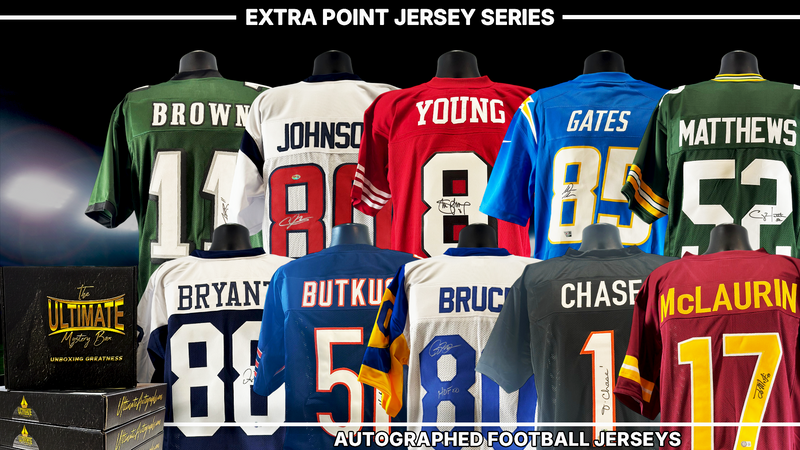 Extra Point Autographed NFL Jersey Live Break Series