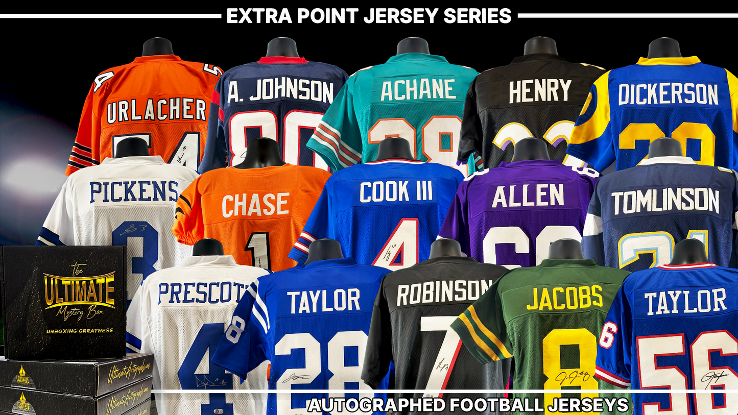 Extra Point Autographed NFL Jersey Live Break Series