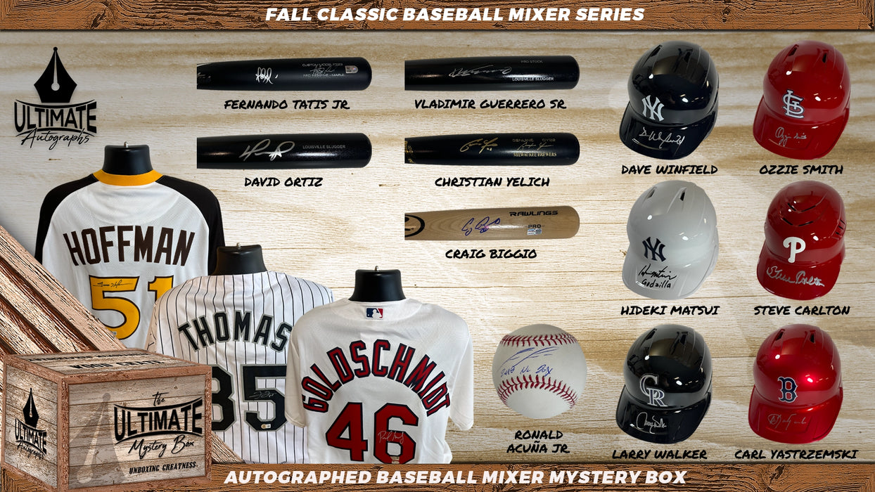 Live Break #1 - **QUAD BOX BREAK** - Autographed Baseball Mixer Mystery Box Series  - Fall Classic -10/30/2024 - 12:00 PM CT