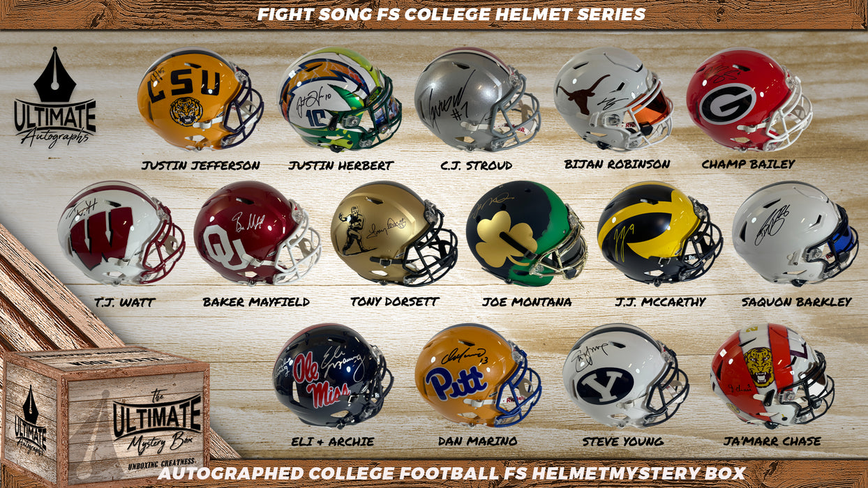 Live Break #1  - *DOUBLE BOX BREAK* Fight Song - College Football Full Size Helmet Series! - 11/6/24 - 6:00 PM CT