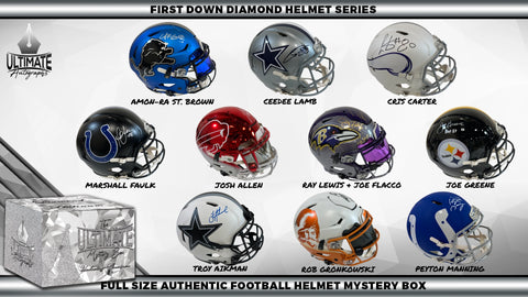 Live Break #2 - **QUAD BOX BREAK** - Autographed Full Size Diamond Helmet Mystery Box "First Down" Series - 1/20/2025 - 6:00 PM CT