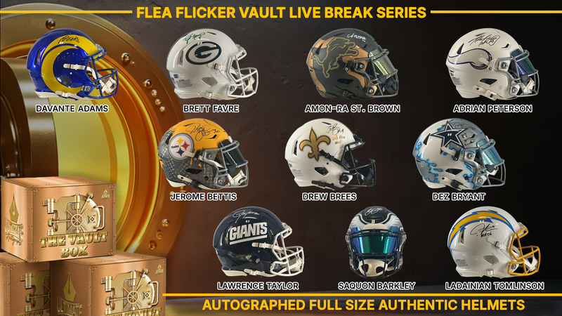 Flea Flicker Vault Full Size NFL Helmet Live Break Series