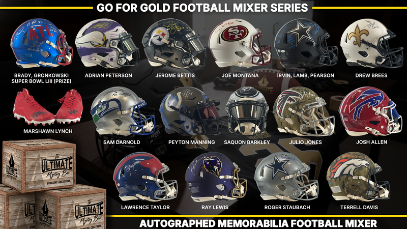 Go For Gold Autographed Football Mixer Live Break Series