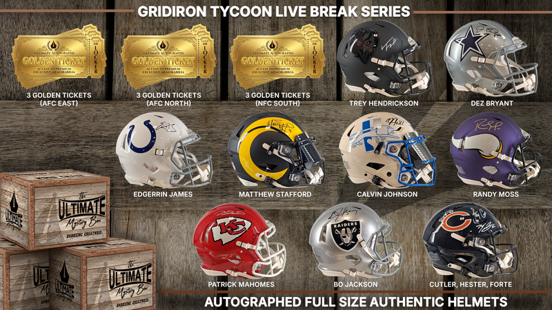 Gridiron Tycoon Full-Size Authentic Helmet Live Break Series