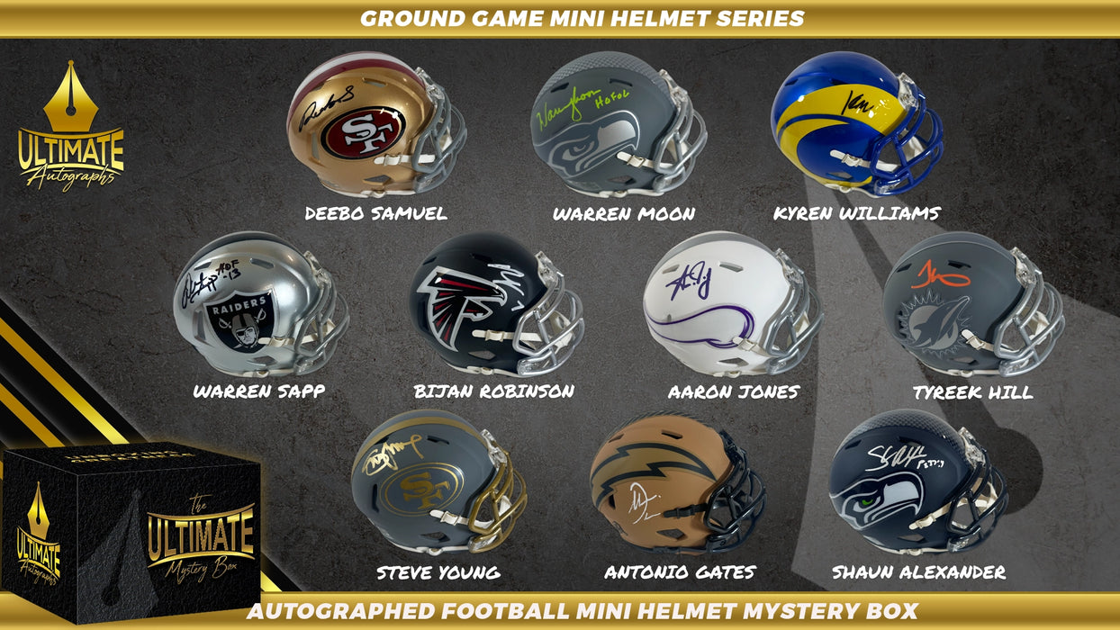 Live Break #1  - Mini Helmet Mystery Box Series - "Ground Game" - **DOUBLE BOX** - 11/22/2024 - 12:00 PM CT