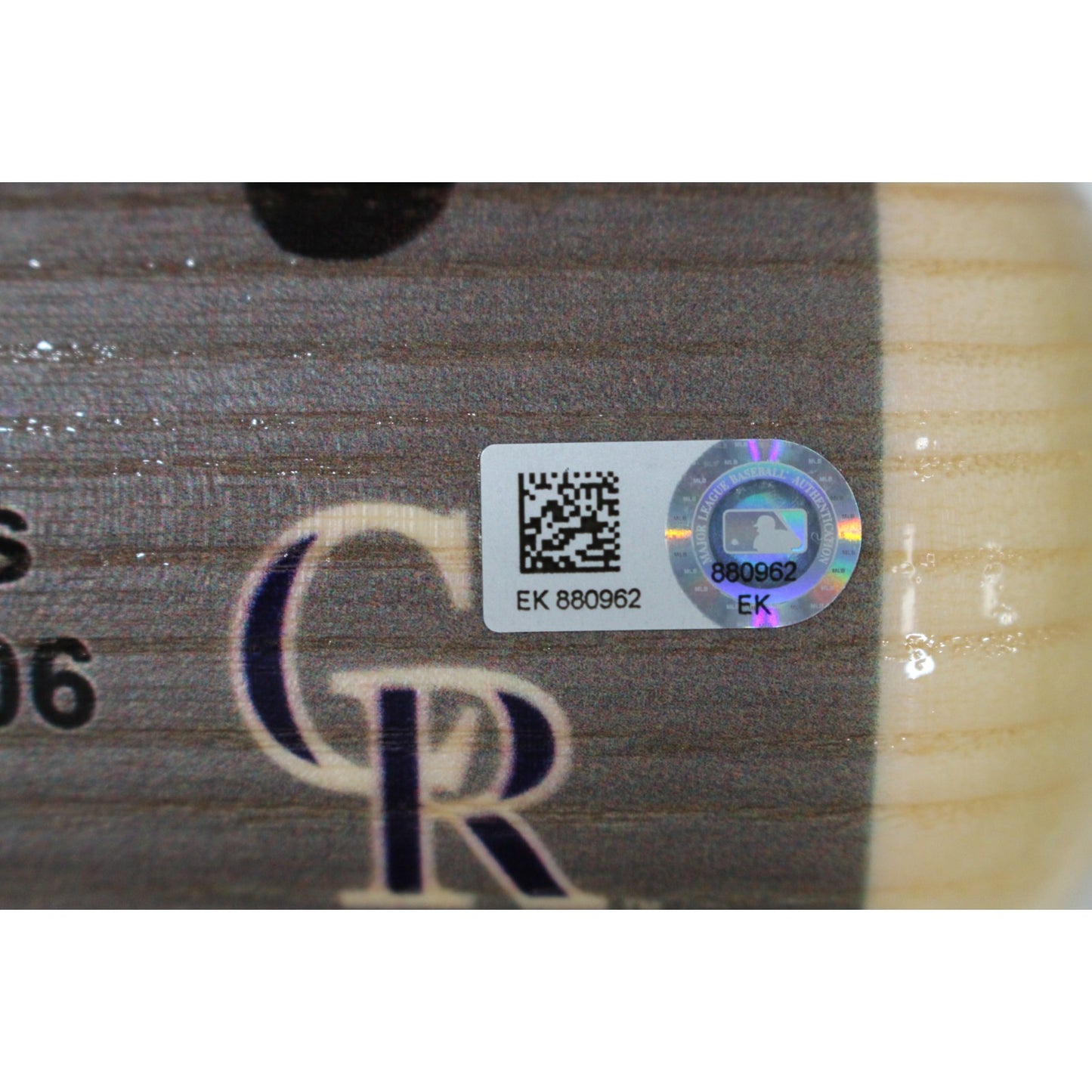 Todd Helton Autographed Colorado Rockies Baseball Bat (LE /500)