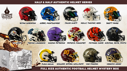 Half & Half Full Size Authentic Helmet Mystery Box Series