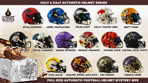 Half & Half Full Size Authentic Helmet Mystery Box Series