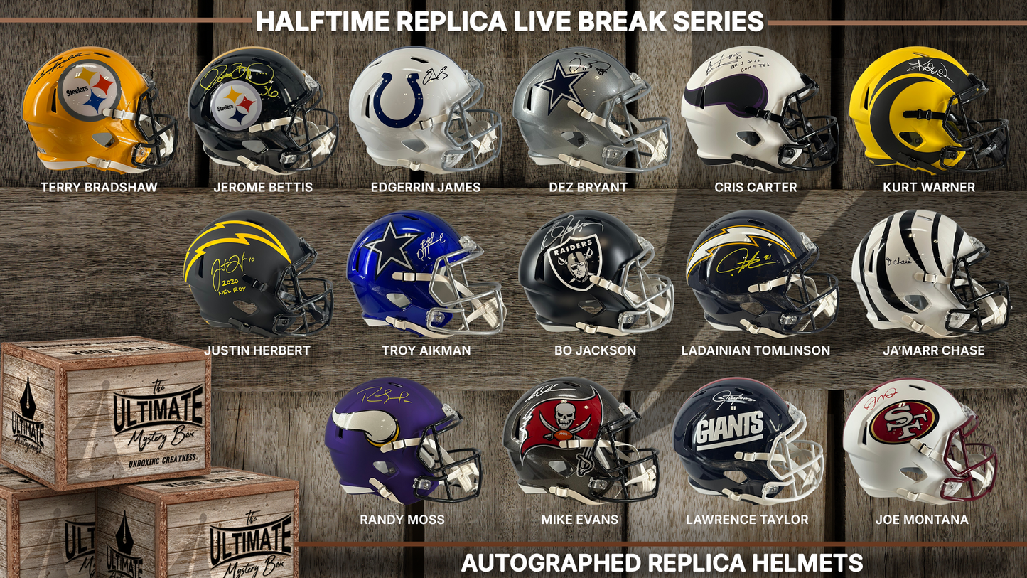 Halftime Full-Size Replica Helmet Live Break Series